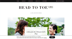 Desktop Screenshot of headtotoechicblog.com